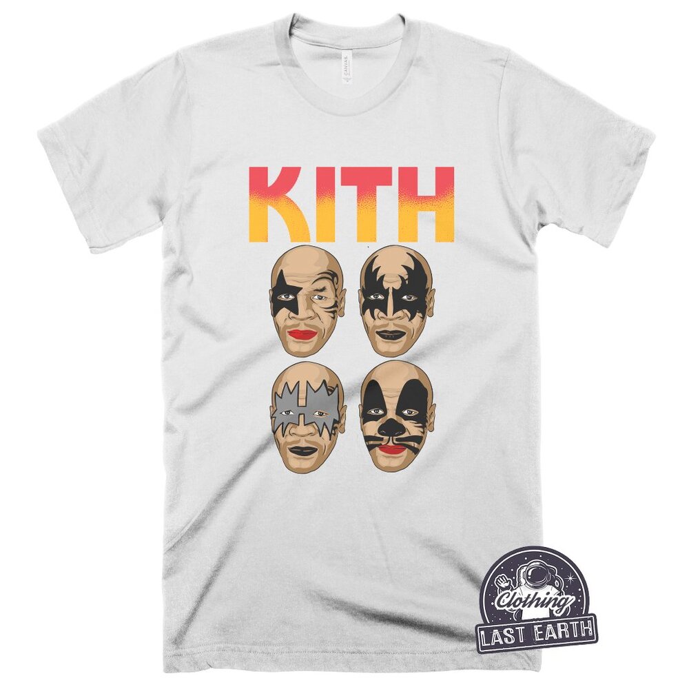 Kith T-Shirt Funny Mike Tyson Tshirt Rock n Roll Shirt Boxing Shirt Music Shirt